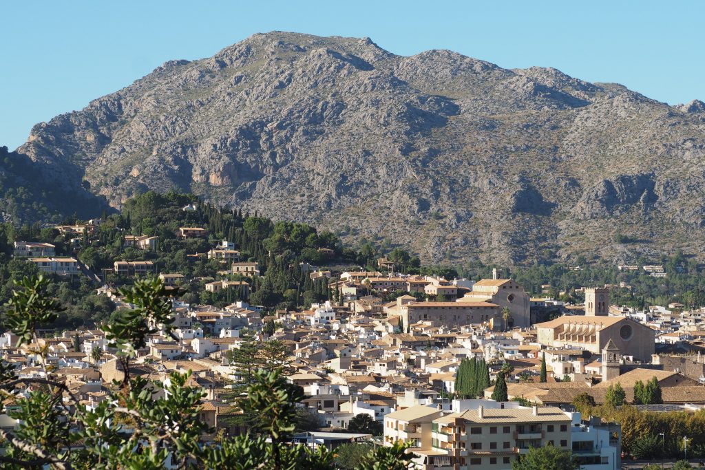 Pollenca, Mallorca - nicht ganz von der Spitze des Puig de Maria