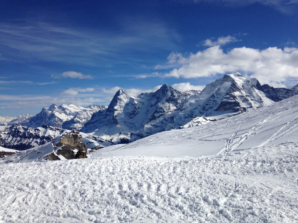 Mit neuen Ski macht die Schilthornabfahrt noch mehr Spass